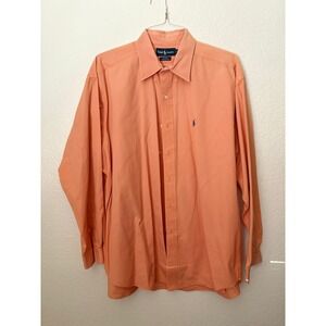Ralph Lauren Blake Button Down Collared Long Sleeve Shirt Preppy Classic‎ Pony